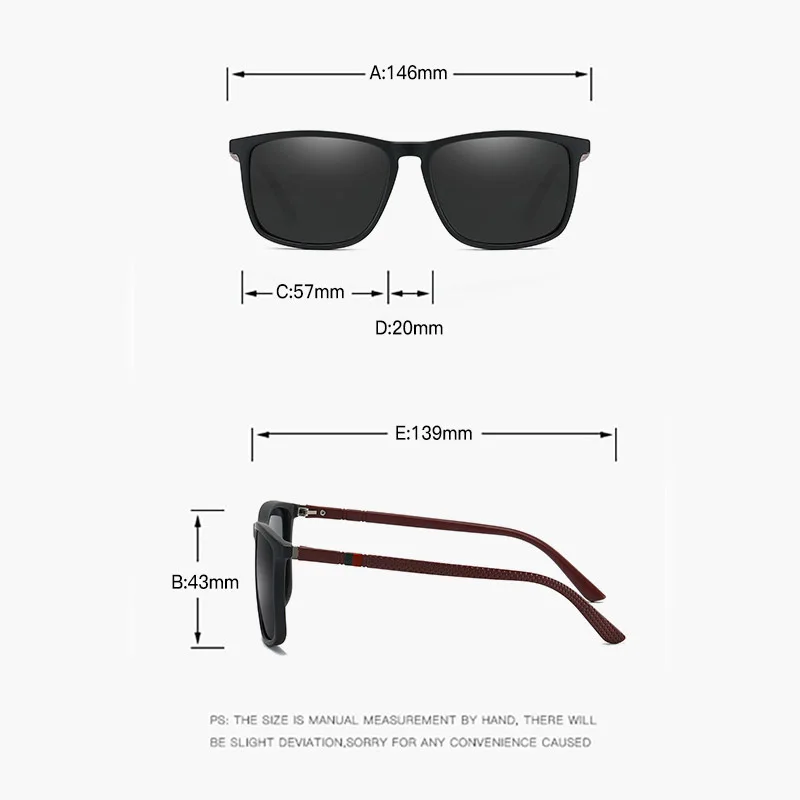 New Polarized Sunglasses for Men TR90 Fashion Luxury Designer Sunnies for Women Colorful Film Anti UV Outdoor Sun Eyeglass - Image 6
