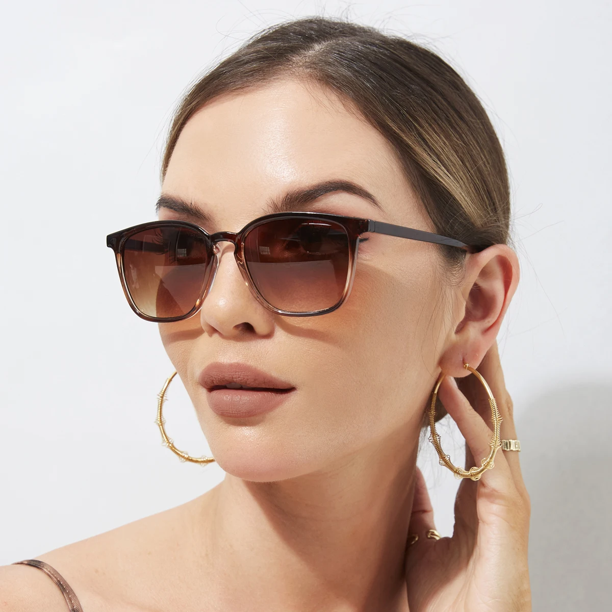 6pcs/4pcs/3pcs Square Small Sunglasses Women Rectangle Frame Purple Colorful Sun Glasses Female Y2K Retro Gradient Shades UV400 - Image 4