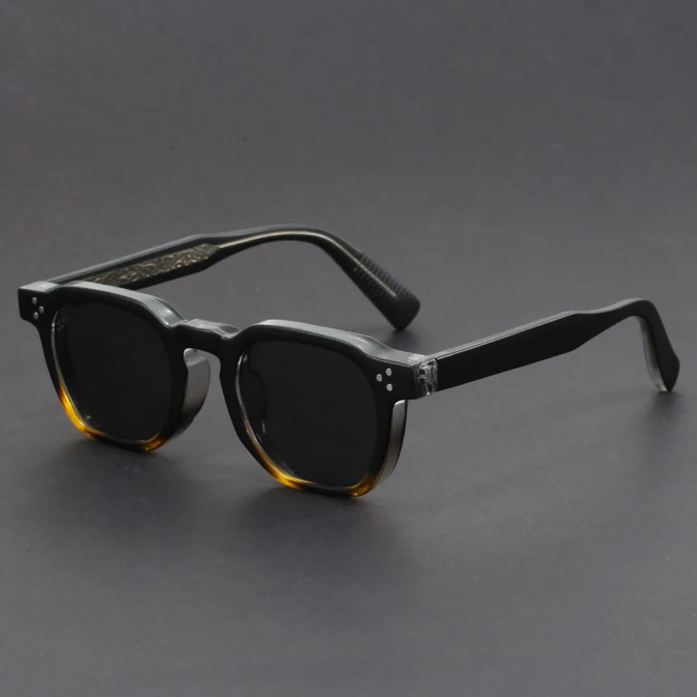 Boho Retro Polarized Sunglasses for Men Frame Polygonal Women's Sunglasses Outdoor High Quality Travel Glasses - Image 5