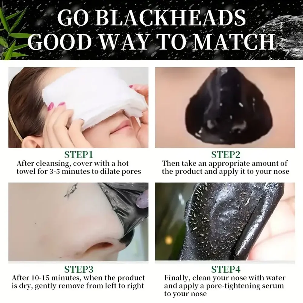 Viral Charcoal Black Mask: Deep Purifying + Pore Minimizing Effect | Bamboo Carbon - Image 4