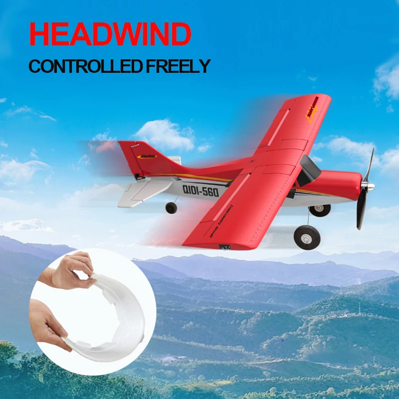 Qidi560 Moore M7 Off-road RC Plane 4CH Brushless Remote Control Airplane Fixed Wing Aircraft Model EPP Foam Toys for Children - Image 4