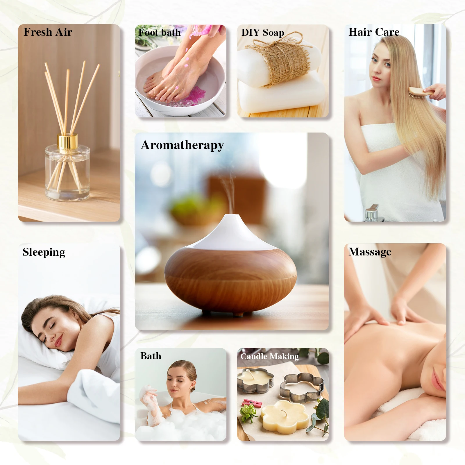 MAYJAM 10ML Essential Oil Lavender Jasmine Eucalyptus Vanilla Sandalwood Bergamot Rosemary Citronella Cinnamon Fragrance Oil - Image 6