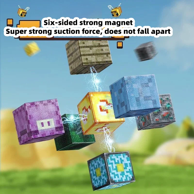 TNT Building Block Storage Box, Magnetic Building Blocks Toy, Building Block Set, Children's DIY Assembly Toy Building Blocks, - Image 4
