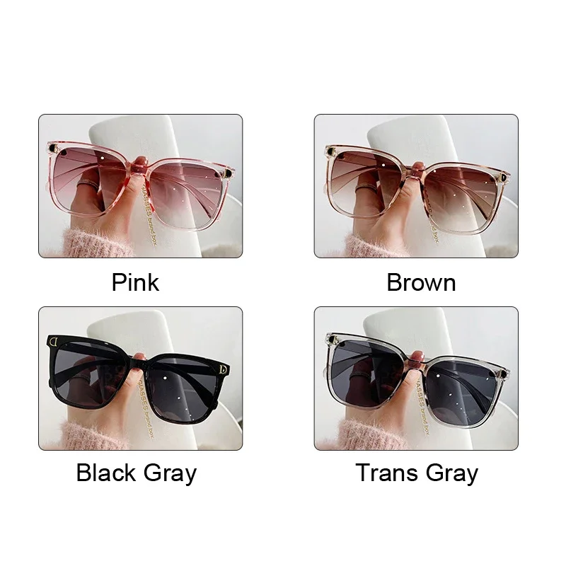 Fashion Oversized Sunglasses New Woman Vintage Square Sun Glasses Female Big Frame Gradient Shades Oculos De Sol - Image 6