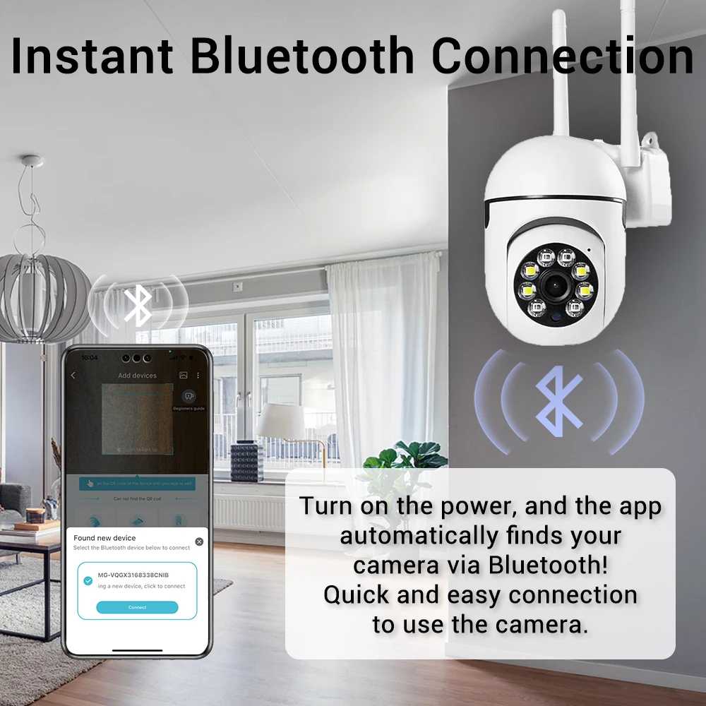 2.4G 8MP Cameras Wifi Video Surveillance IP Outdoor Security Protection Monitor 5.0X Zoom Home Wireless Track Alarm O-Kam pro - Image 7