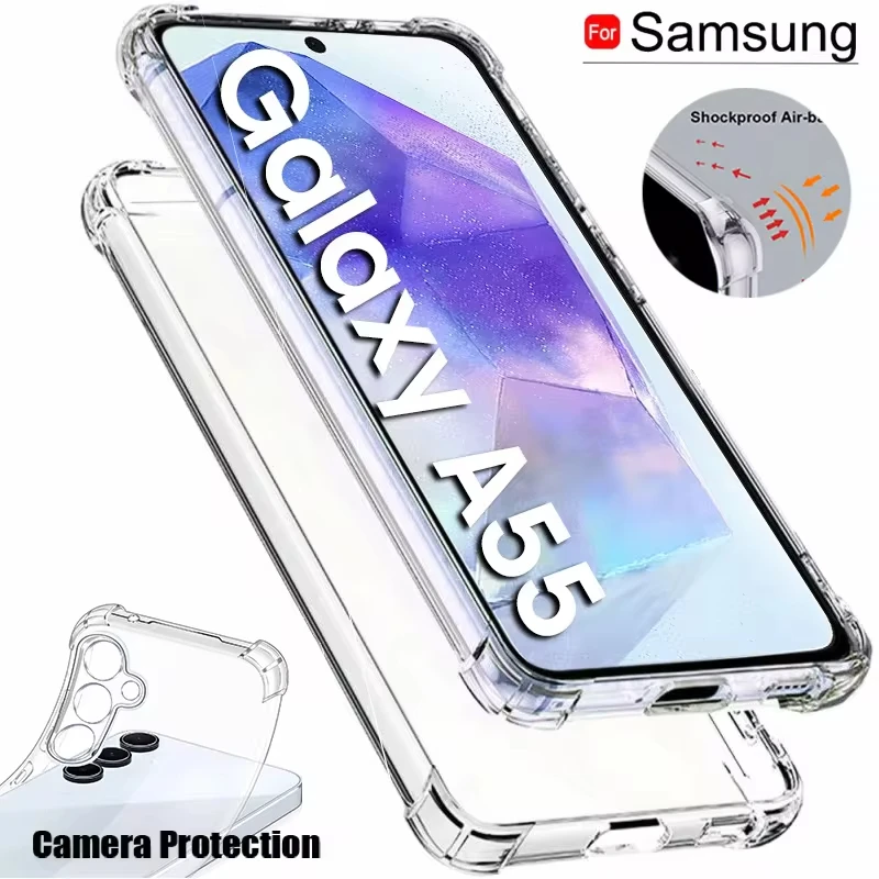Shockproof Case For Samsung Galaxy A56 A55 A54 A17 A36 A26 A16 5G A15 A35 A25 A34 A14 A24 A33 A53 A13 A32 A52 A12 Phone Cover - Image 2