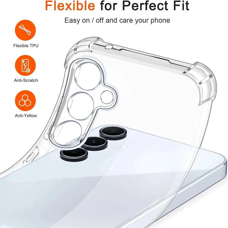 Shockproof Case For Samsung Galaxy A56 A55 A54 A17 A36 A26 A16 5G A15 A35 A25 A34 A14 A24 A33 A53 A13 A32 A52 A12 Phone Cover - Image 3