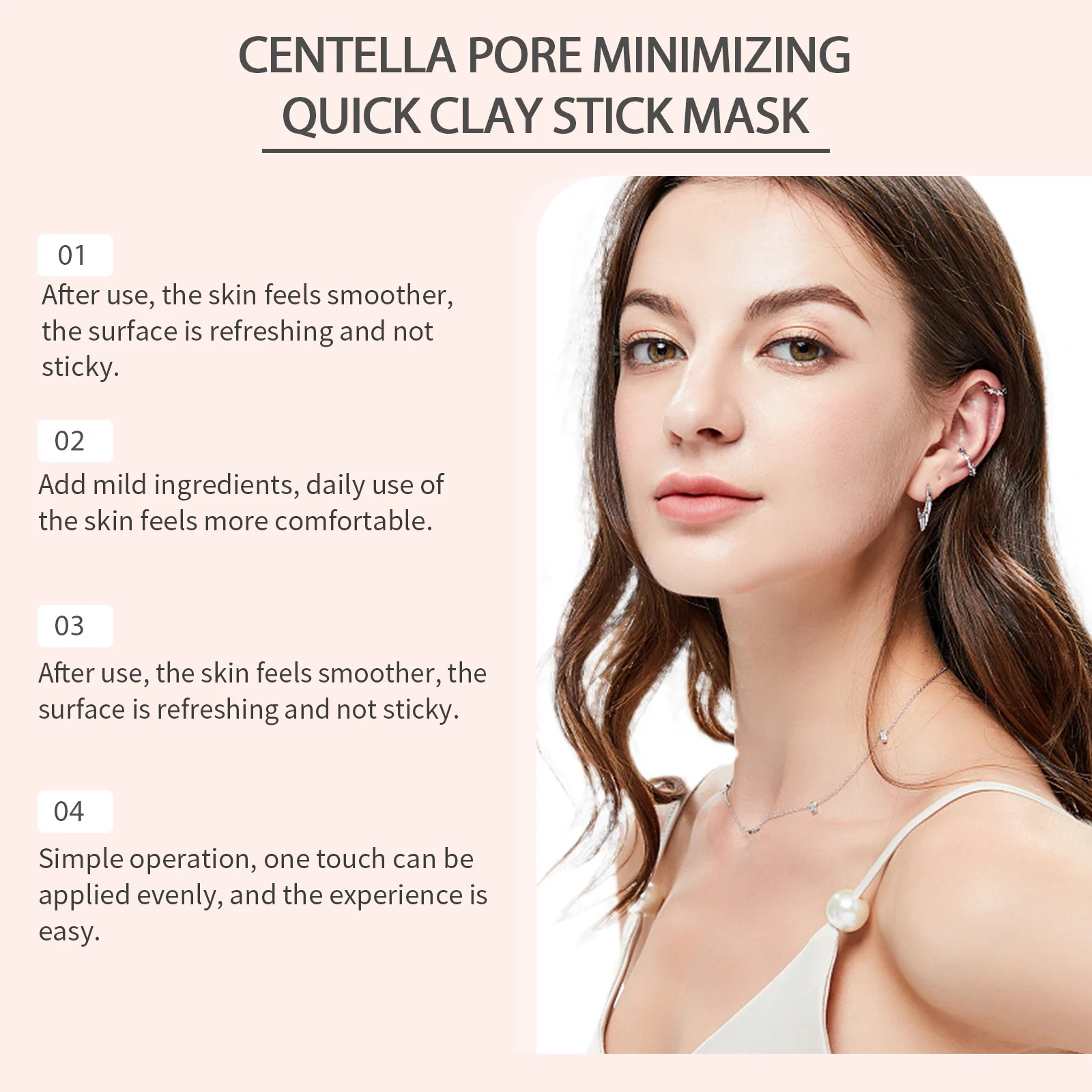 Hoygi Centella Asiatica Clay Mask Stick Soothing Calming Detoxifying Hydrating Anti-irritation Easy Application All Skin Types - Image 3
