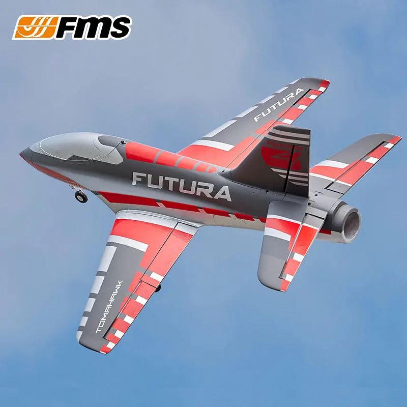 FMS RC Airplane 64mm Futura Tomahawk With Flaps Sport Trainer Ducted Fan EDF Jet 3 Color Model Hobby Plane Aircraft Avion PNP - Image 2