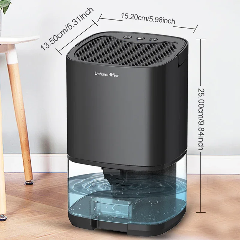 TINSOL Air Dehumidifier Portable Mute Dehumidifier Home Air Dryer Bedroom Office Dehumidifier Kitchen Deodorizer Dryer - Image 6