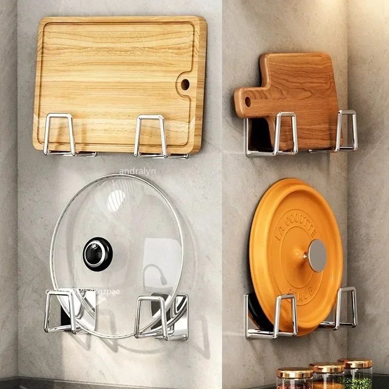 Kitchen Stainless Steel Sink Sponges Holder Self Adhesive Drain Drying Rack Kitchen Wall Hooks Accessories Storage Organizer - Image 2