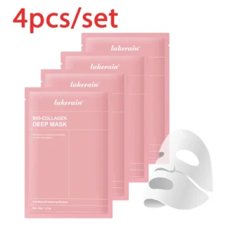 Bio-Collagen Deep Face Mask Shrink Pores Deep Hydrating Overnight Mask Moisturizing Refreshing Brightening Face Skin Care