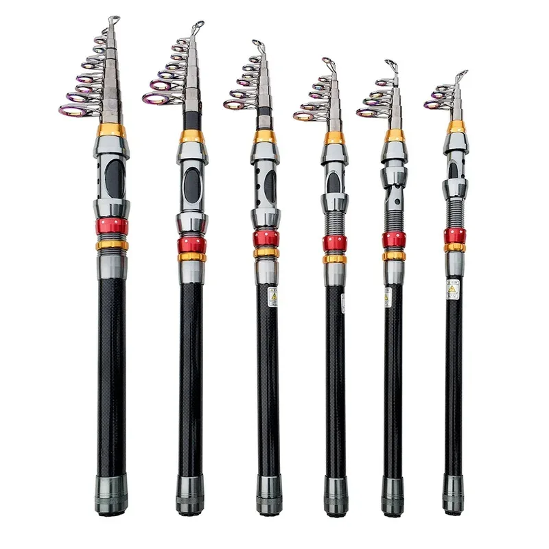 1.8-3.6m Carbon Fiber Fishing Rod And Reel Combo Super Hard Telescopic Fishing Pole Spinning Reel Kit Max Resistance 3-8kg Pesca - Image 4
