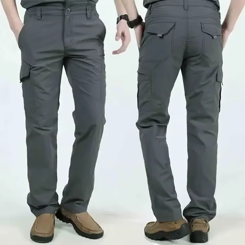 2025 Summer Tactical Pants Mens Quick Dry Thin Trousers Lightweight Casual Waterproof Pants Outdoor Workout Breathable Long Pant - Image 5