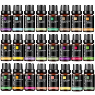 MAYJAM 10ML Essential Oil Lavender Jasmine Eucalyptus Vanilla Sandalwood Bergamot Rosemary Citronella Cinnamon Fragrance Oil