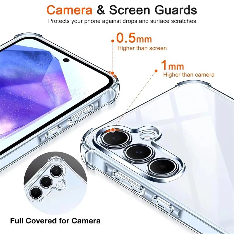 Shockproof Case For Samsung Galaxy A56 A55 A54 A17 A36 A26 A16 5G A15 A35 A25 A34 A14 A24 A33 A53 A13 A32 A52 A12 Phone Cover - Image 6