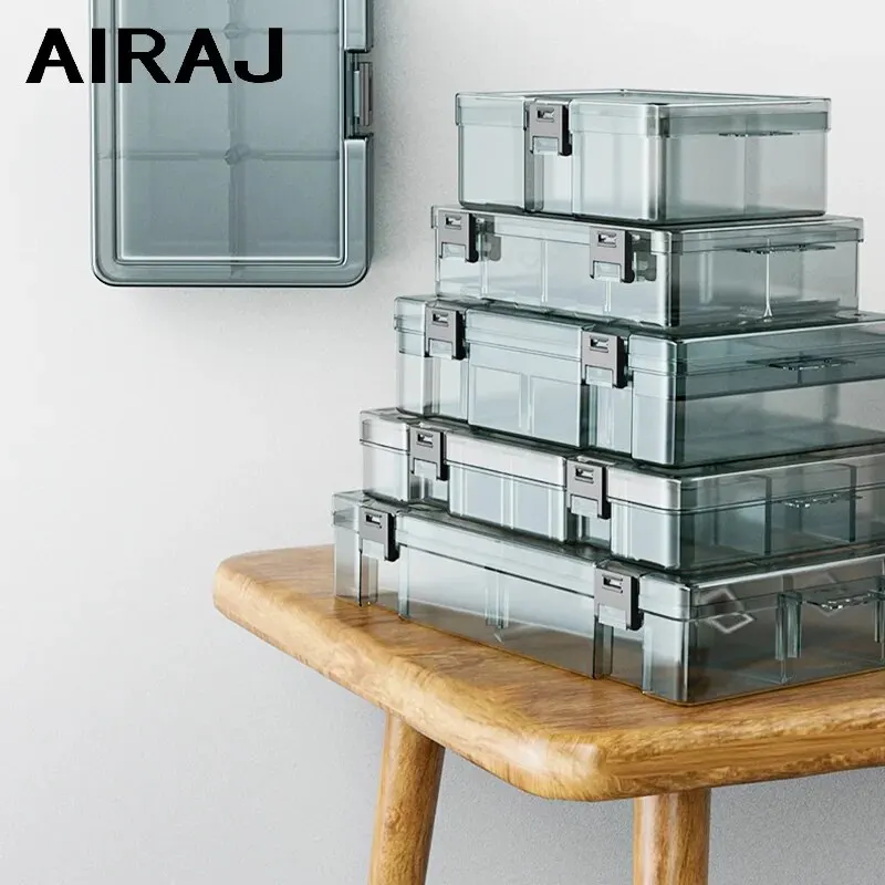 AIRAJ Plastic Tool Parts Box Storage Screw Box Tool Classification Electronic Component Drill Bit Accessories Thickened Grid Box - Image 6