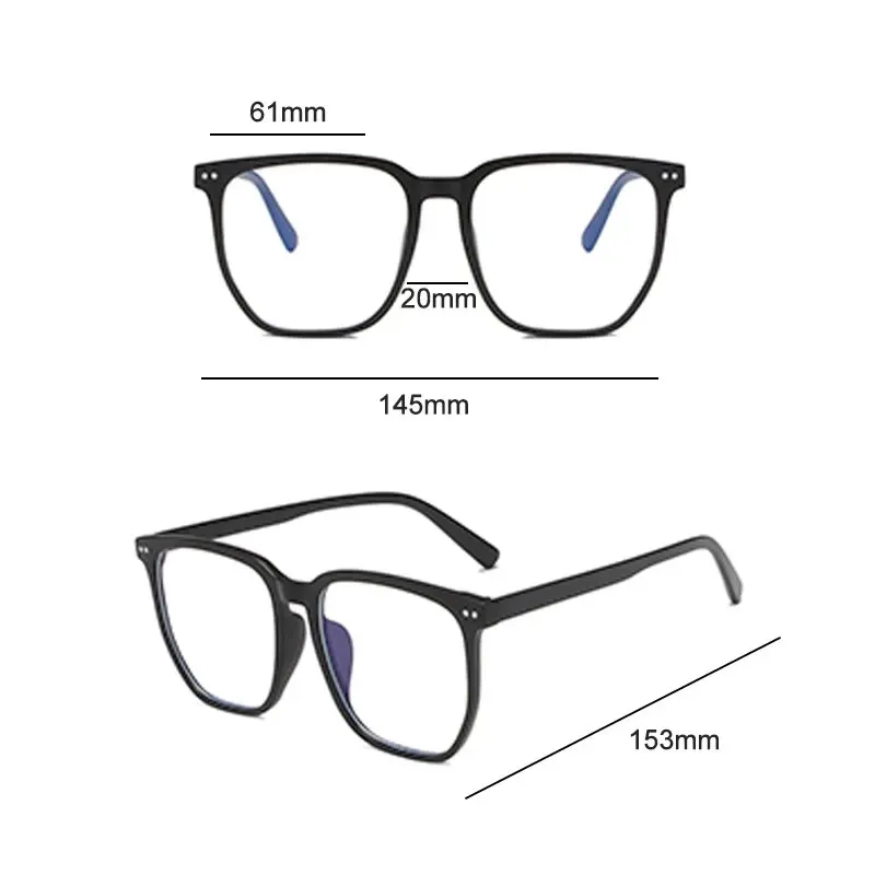 Round Eyewear Transparent Computer Glasses Frame Women Men Anti Blue Light Blocking Glasses Optical Spectacle Eyeglass - Image 5