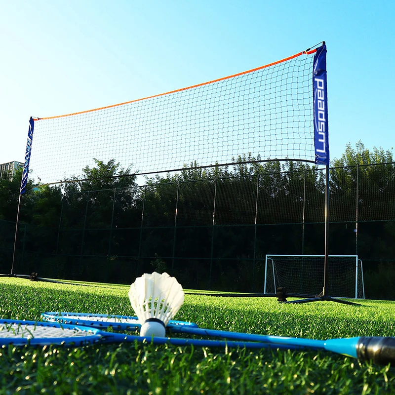 Portable Folding Standard Professional Badminton Net Indoor Outdoor Sports Volleyball Tennis Training Square Nets Mesh - Image 5