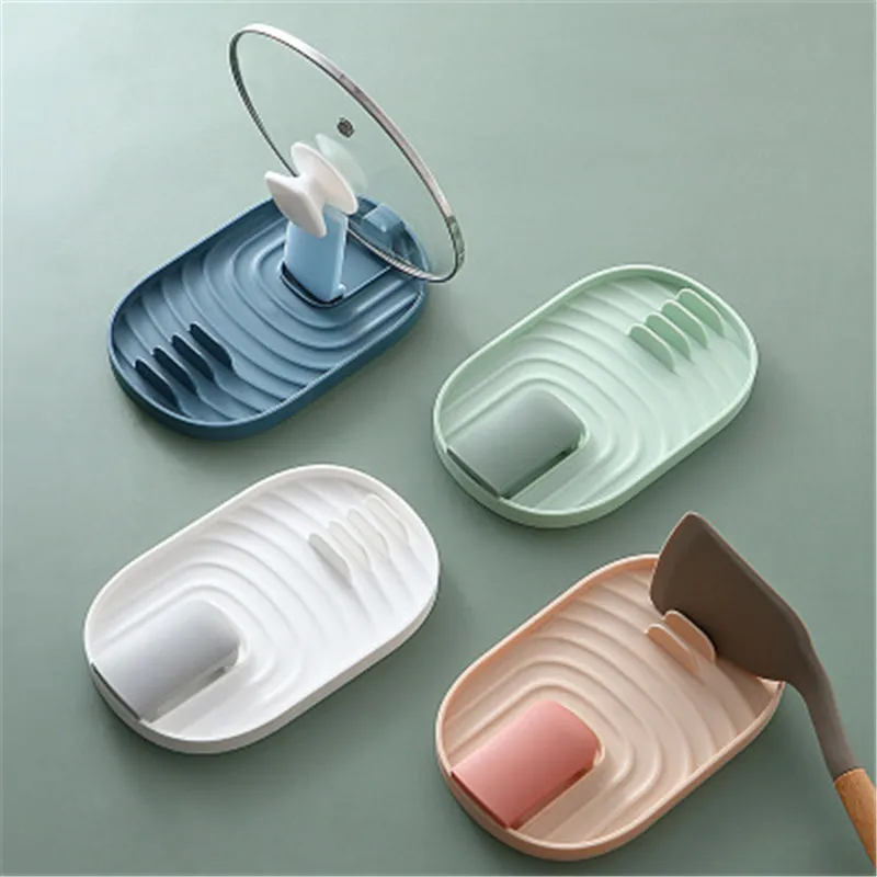 Kitchen Organizer Pot Cover Storage Pancake Turner Rack Soup Ladle Scoop Holder Dish Drain Rack Kitchen Gadgets Accessories - Image 5