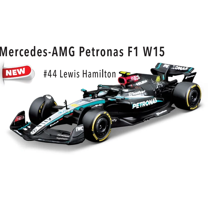 Bburago 1:43 F1 2024 Red Bull Racing TAG Heuer RB20 Ferrari SF24 Racing Alpine A524 McLaren MCL60 Monaco F1 MCL38 Formula Car - Image 3