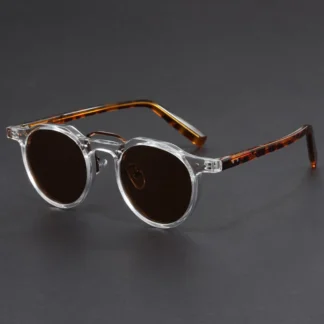 Retro Metal Frame Oval Sunglasses for Women Men Trendy Punk Round Sun Glasses Luxury Brand Designer Driving Shades