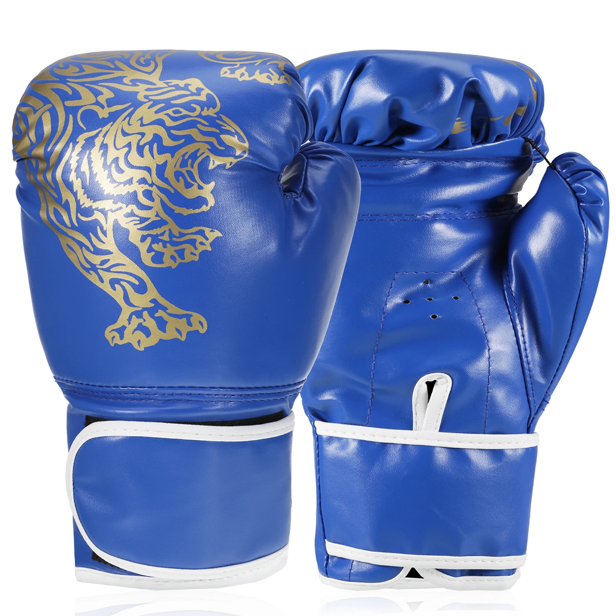Adults Boxing Gloves Breathable PU Leather Fighting Gloves Kids Boxing Training Kickboxing Gloves for Gym Indoor Outdoor Sport - Image 11