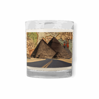 The Road Less Traveled Glass jar soy wax candle