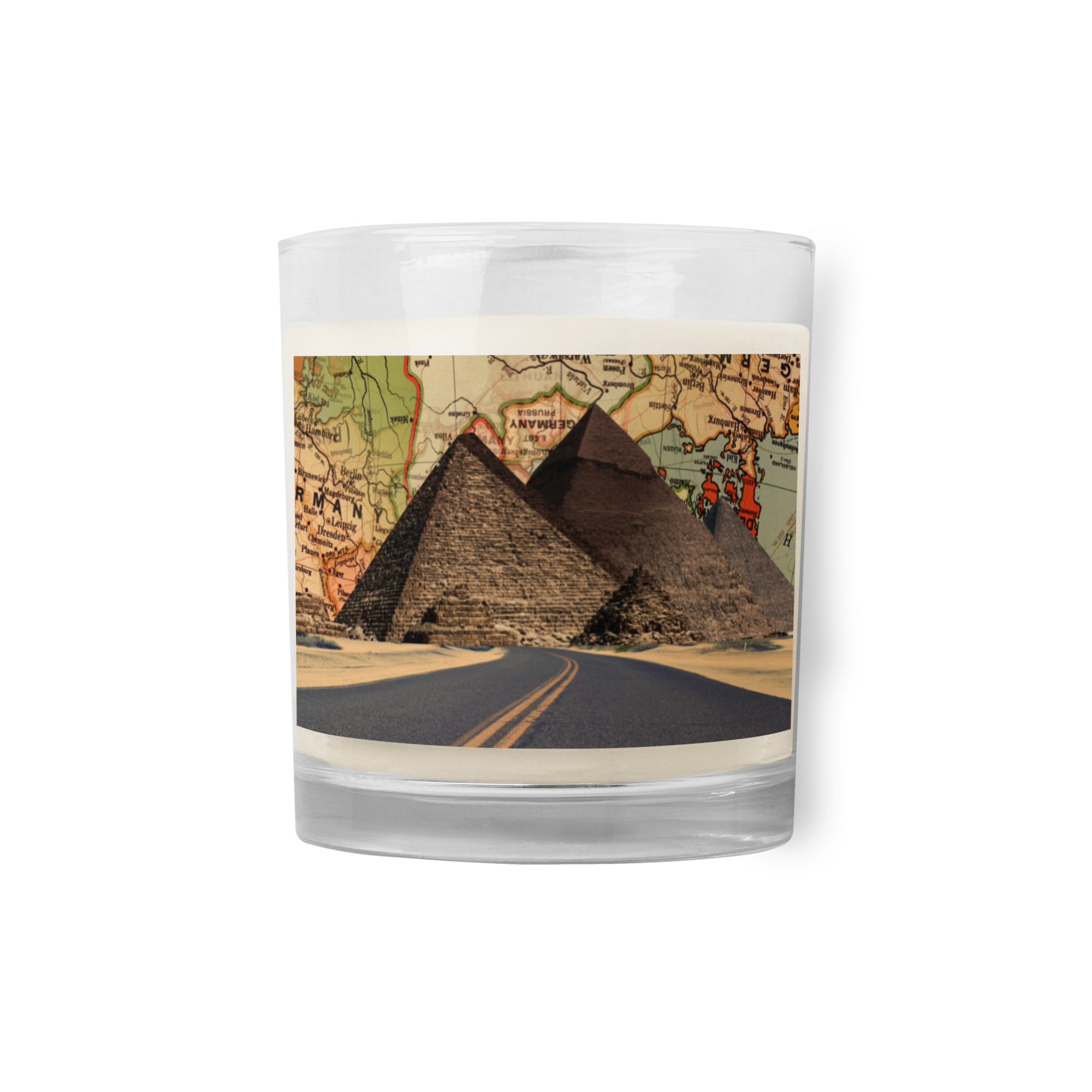 The Road Less Traveled Glass jar soy wax candle