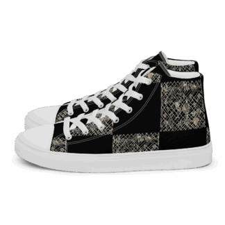 Men’s high top canvas shoes