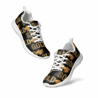 Men’s Gold athletic shoes