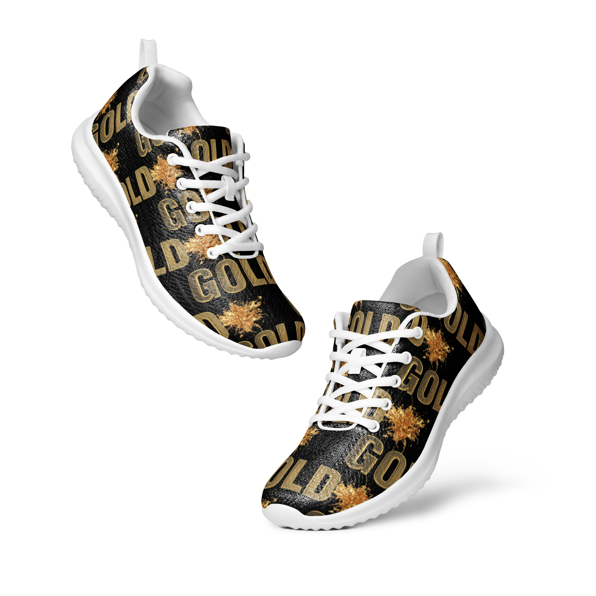 Men’s Gold athletic shoes