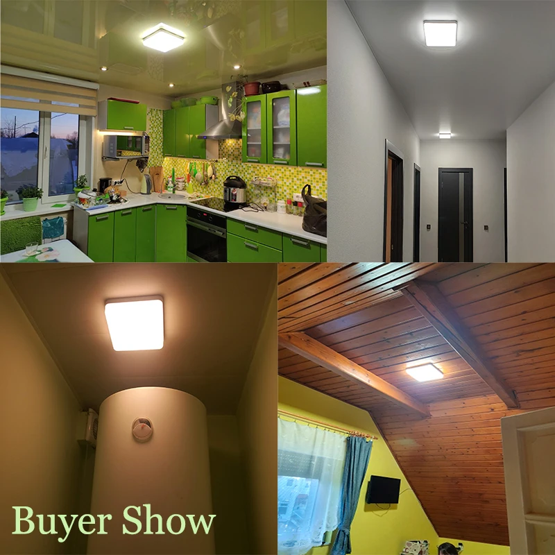 MARPOU Square Led ceiling lamp bedroom lighting Neutral white cold white warm white 48W 36W 24W 18W led ceiling light room - Image 6