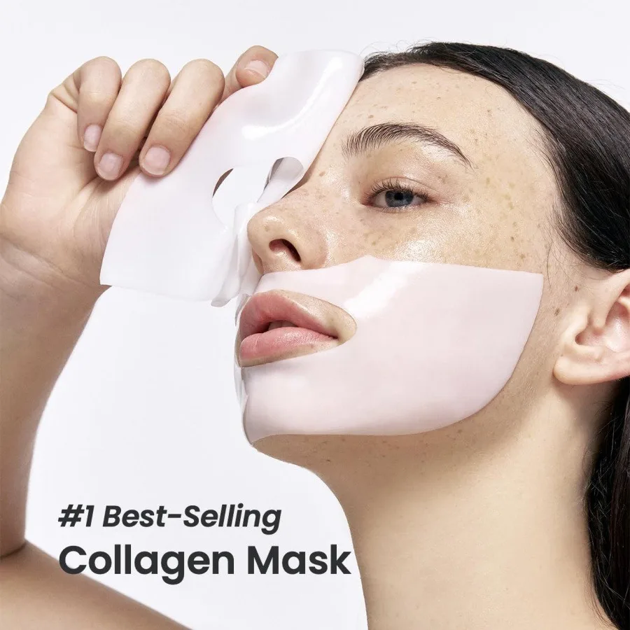 1/4/10PCs Bio Collagen Face Mask Shrink Pores Deep Hydrating Overnight Mask Moisturizing Refreshing Brightening Face Skin Care - Image 2