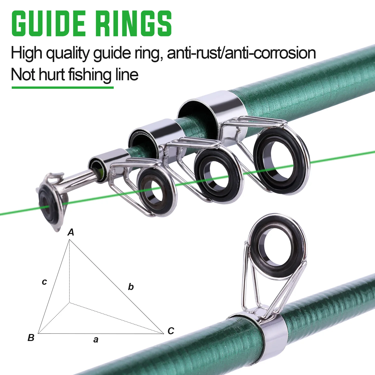 Sougayilang 1.8M Spinning Fishing Rod M Power Children Fishing Rod Telescopic Rock Fishing Rod Carp Feeder Rod Surf Beginner Rod - Image 4