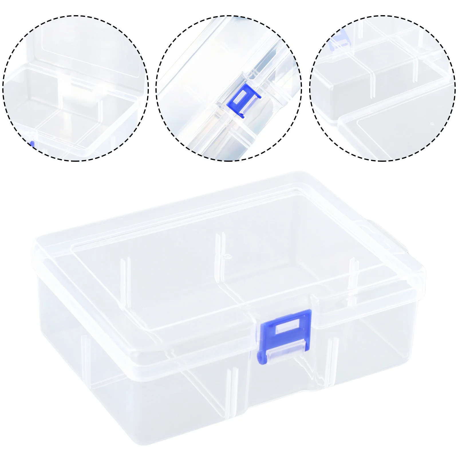 Clear Plastic Box Rectangular Box Screwdrivers Bits Tools Bleads Dustproof Waterproof Packing Storage Cases Container - Image 7
