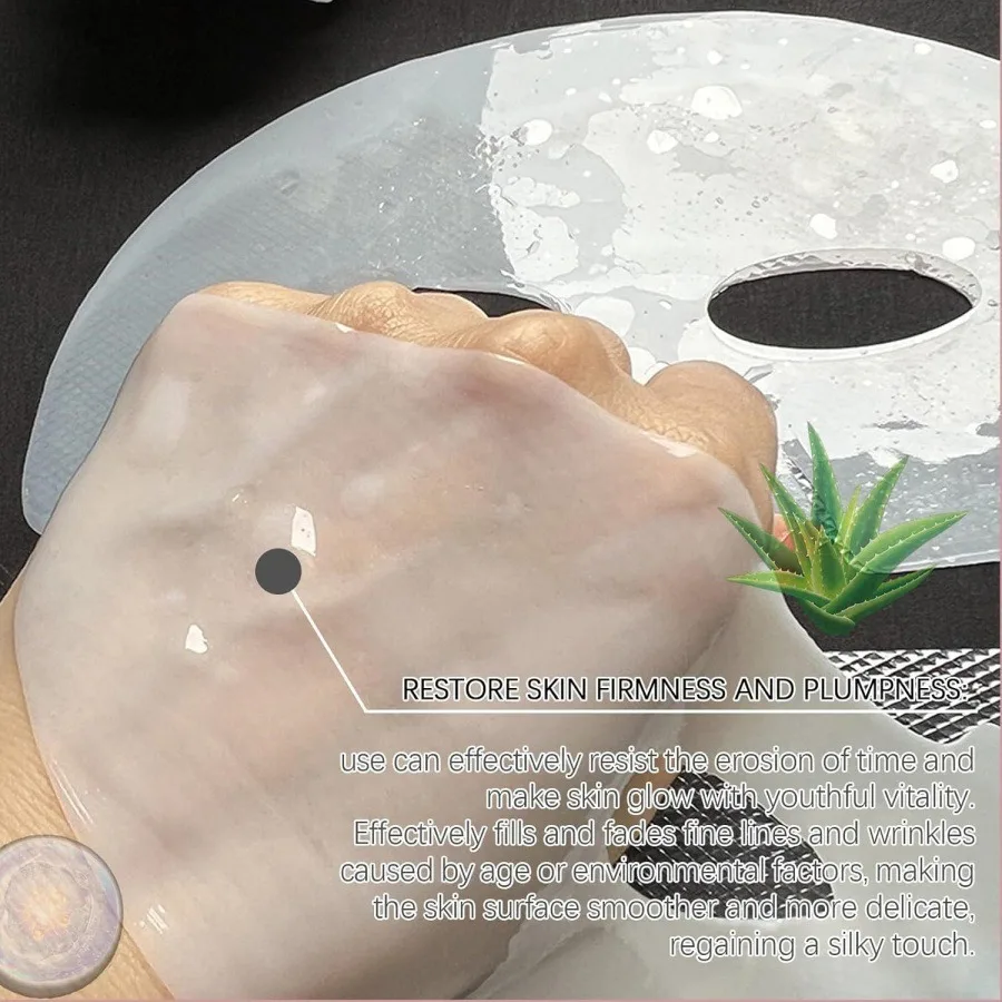 1/4/10PCs Bio Collagen Face Mask Shrink Pores Deep Hydrating Overnight Mask Moisturizing Refreshing Brightening Face Skin Care - Image 6