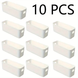 10pcs multifunctional storage box durable large-capacity desktop storage box underwear storage suitable for sundries storage