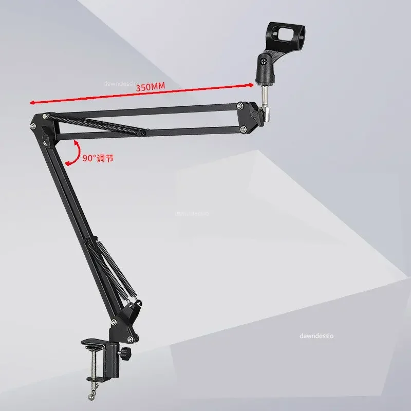 Adjustable Microphone Suspension Boom Scissor Arm Stand for K669 K670 K658 K678 K690,Compact Mic Stand for Broadcasting - Image 4