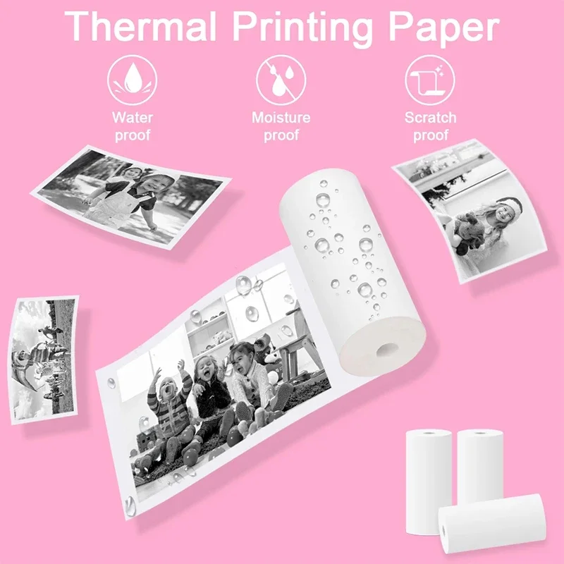 16 Rolls Thermal Paper 57x25 Mm Printing Label Roll for Mobile POS Photo Printer Cash Register Rolling Paper Office Stationery - Image 3