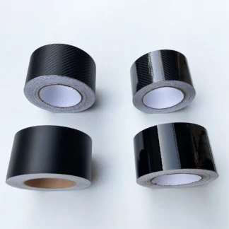 Carbon Fiber Vinyl Car Sticker Window Trim Film Glossy Black Vinyl Wrap Roll Matte Black Car Wrap Foil Console Computer