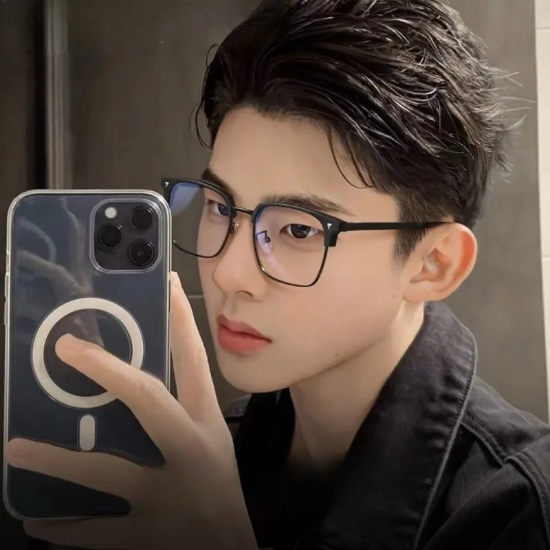 Unisex Vintage Anti Radiation Eyeglass for Women Men Anti-blue and Anti-fatigue Glasses - Image 3