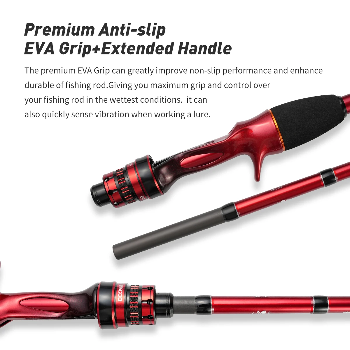 Sea Fishing Rod 175M MT Cuttlefish Rod Metal Tip Octopus Fishing rod with Fuji rings Hanchi Fishing rod light weight - Image 6