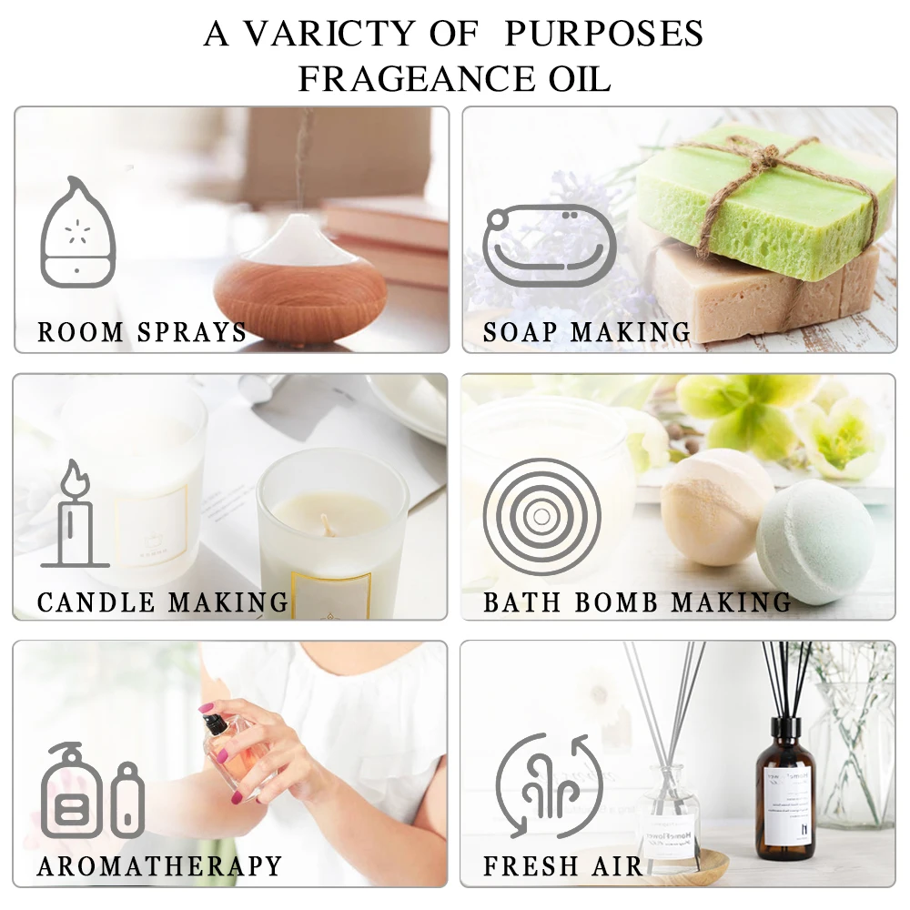 MAYJAM with Dropper 10ml Essential Oil For Humidifier Diffusers Lavender Eucalyptus Vanilla Sandalwood Camphor Aromatic Oil Gift - Image 5