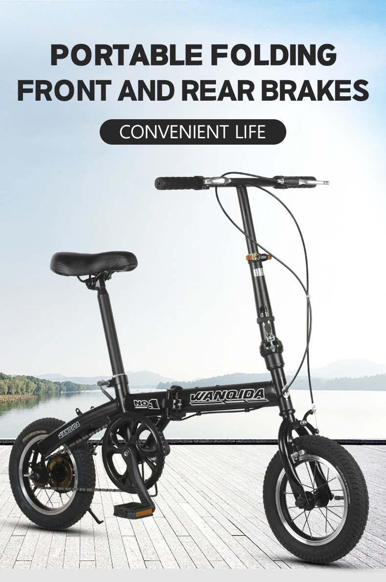 Adult Male and Female Moped Teen Student Off-road Racing Bike Folding Mountain Bike - Image 8
