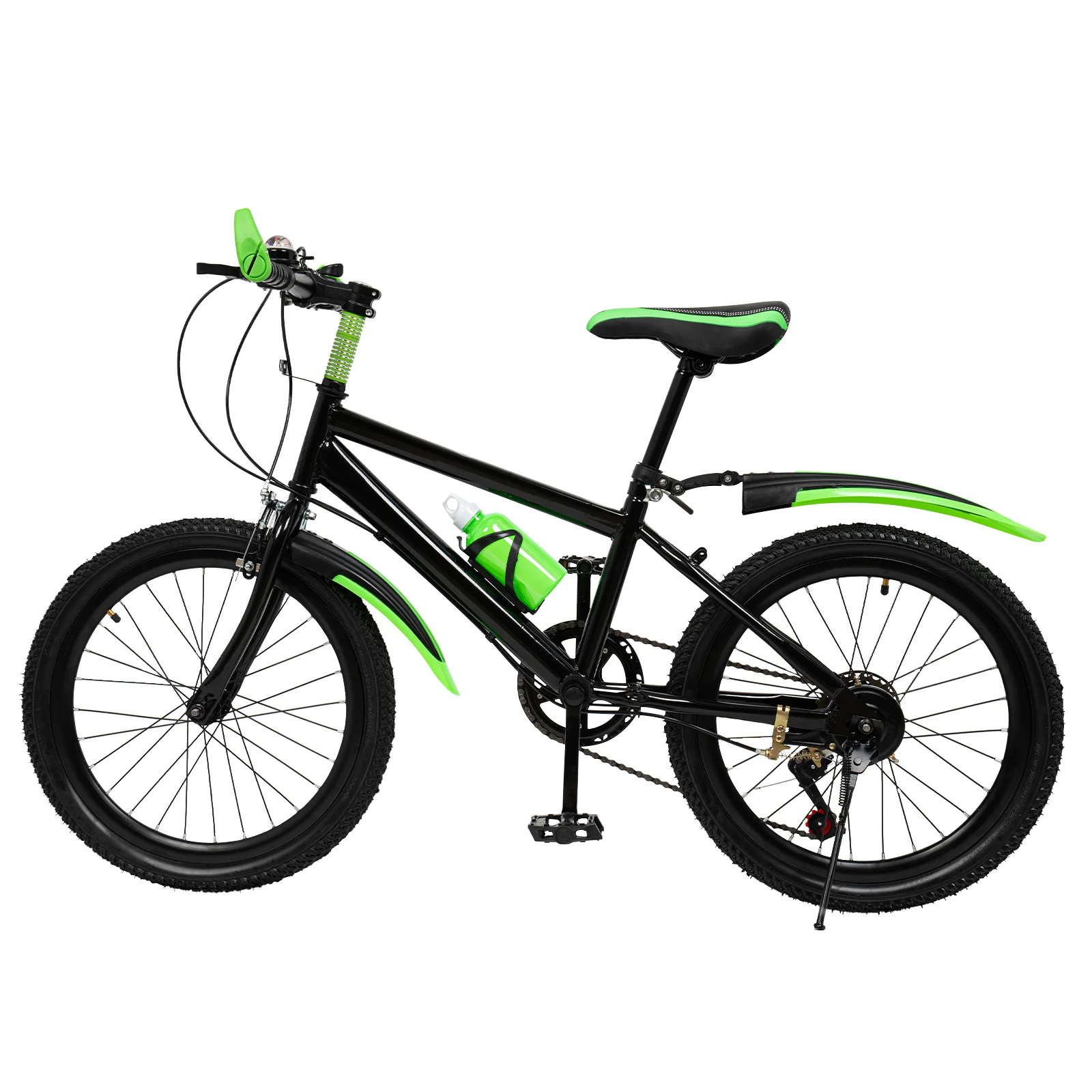 20 Inch Mountain Bike 7 Speed Gears, Adjustable Seat Kids' Bike with Mudguards Kettle Holder Kettle for Boys Girls 8-13 years - Image 5