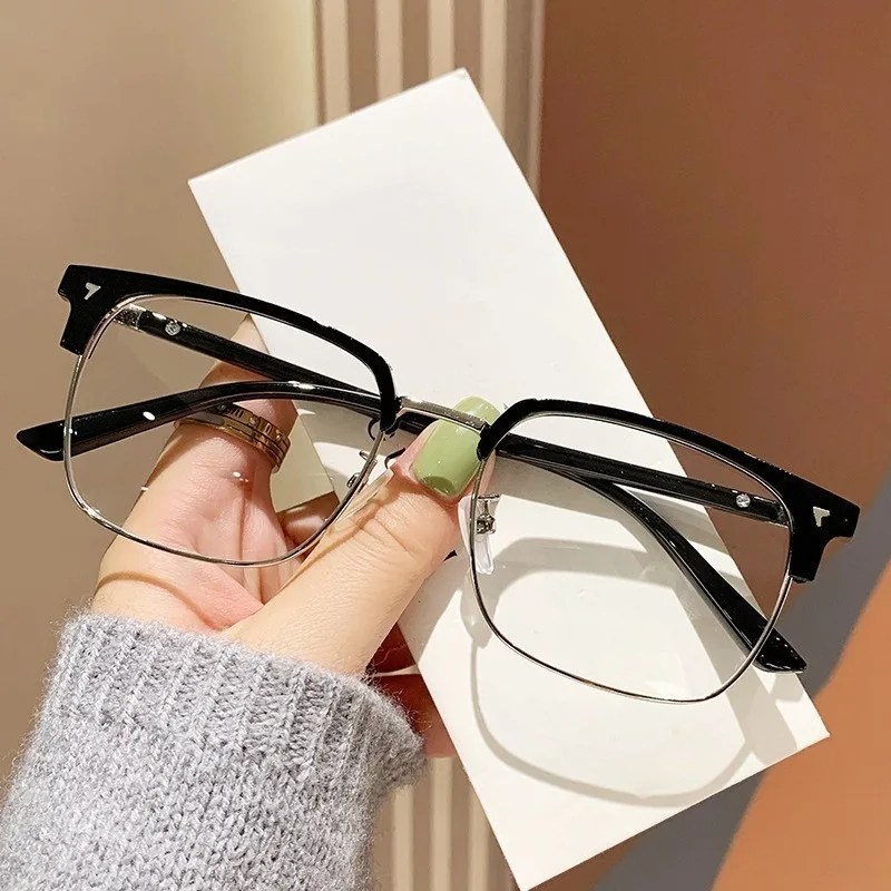 Unisex Vintage Anti Radiation Eyeglass for Women Men Anti-blue and Anti-fatigue Glasses