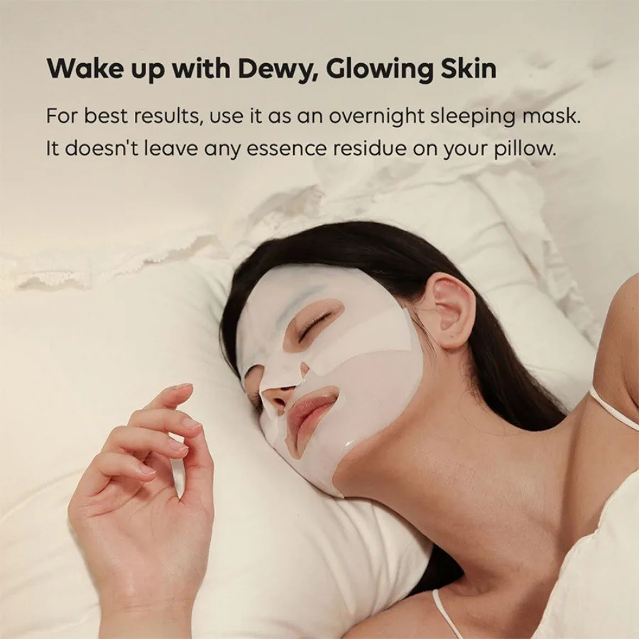 1/4/10PCs Bio Collagen Face Mask Shrink Pores Deep Hydrating Overnight Mask Moisturizing Refreshing Brightening Face Skin Care - Image 4