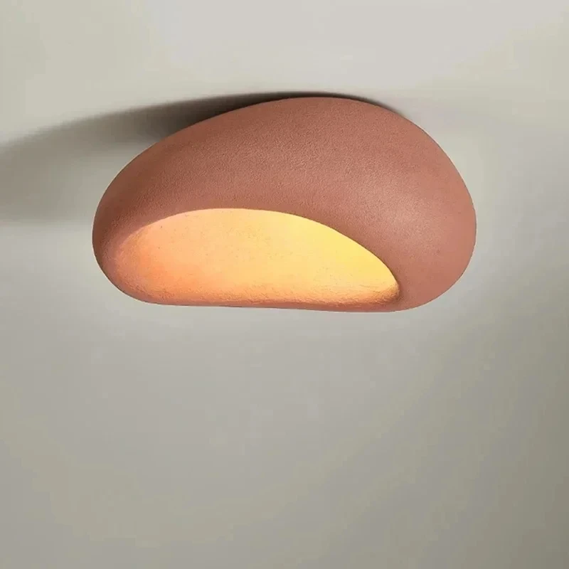 Nordic Wabi Sabi Led Ceiling Lamps Minimalist Ceiling Light for Living Room Modern Bedroom Home Decor ceiling chandelier Fixture - Image 6