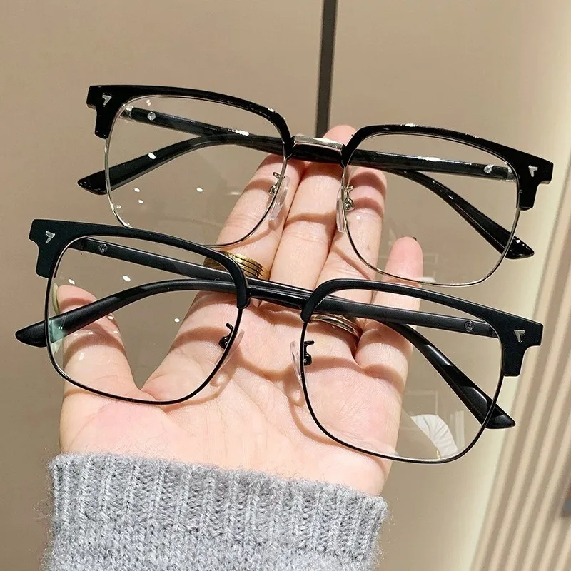 Unisex Vintage Anti Radiation Eyeglass for Women Men Anti-blue and Anti-fatigue Glasses - Image 2